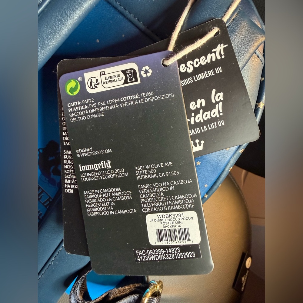 Loungefly Hocus Pocus Mini Backpack NWT - image 3